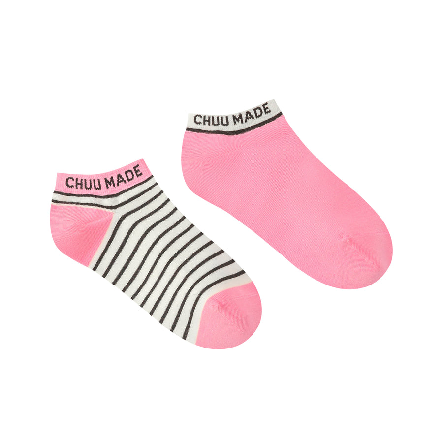 CHUU Mismatched Fake Socks