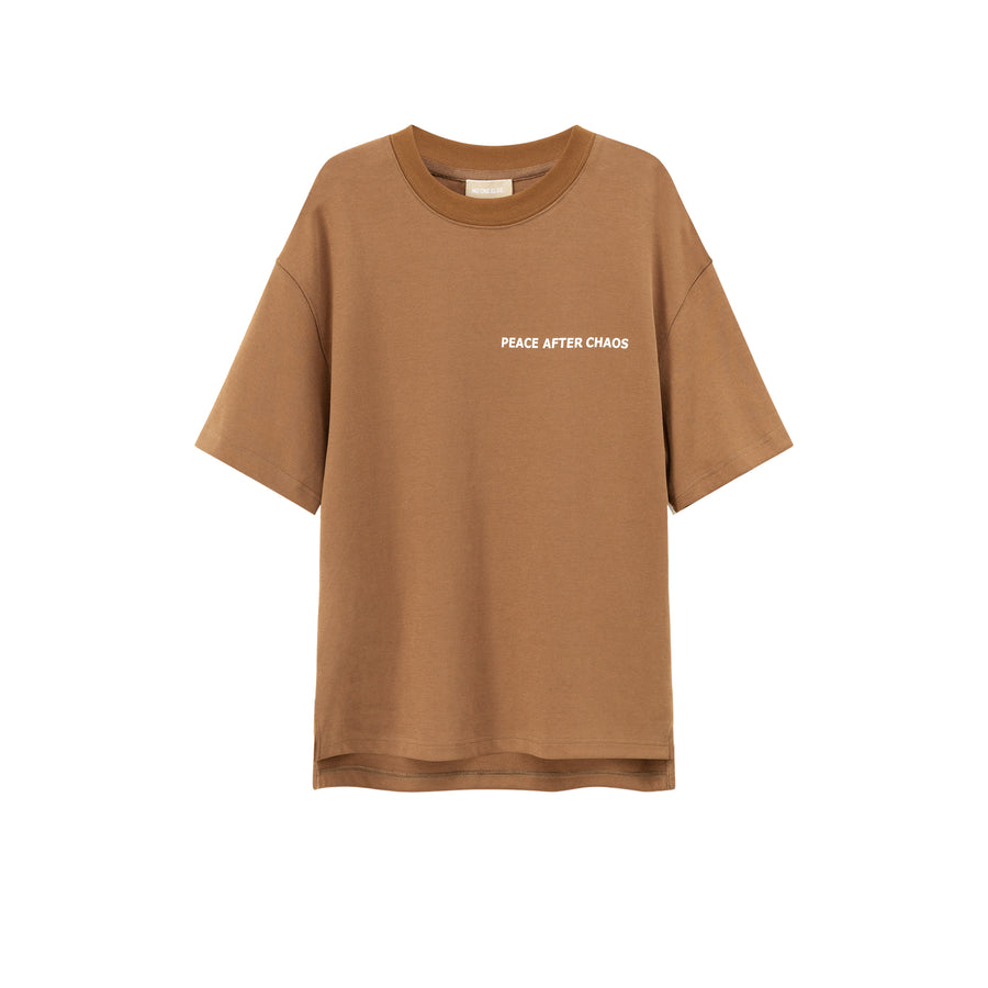 CHUU Peace After Chaos Basic Loose Fit T-Shirt