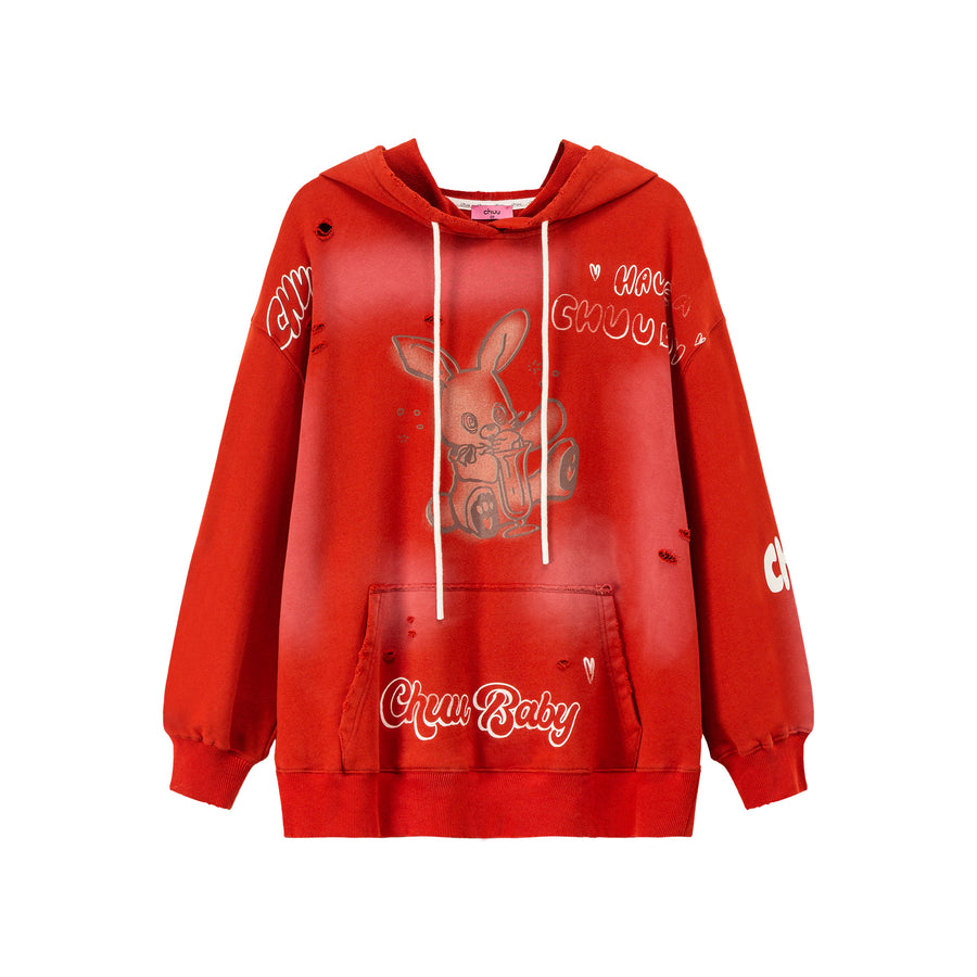 CHUU Year Of The Rabbit Hoodie