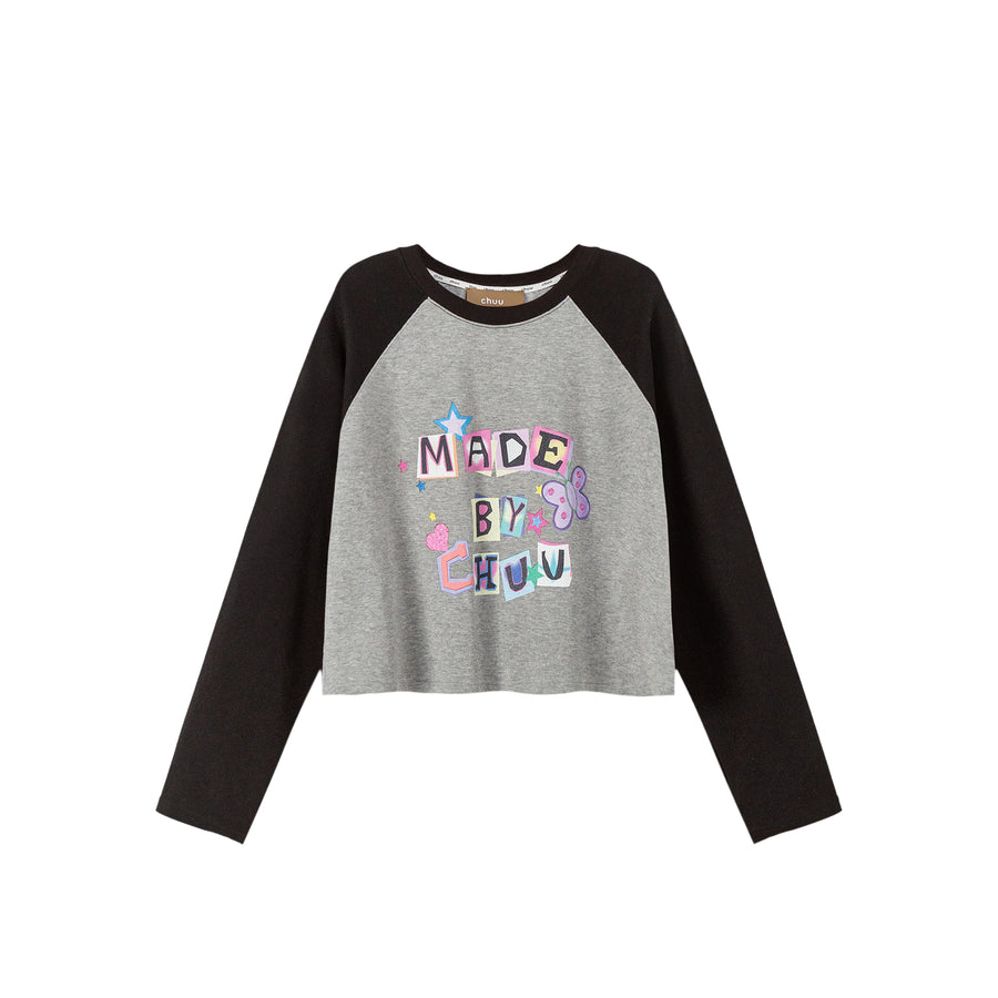 CHUU She Is Powerful Raglan Loose Fit T-Shirt