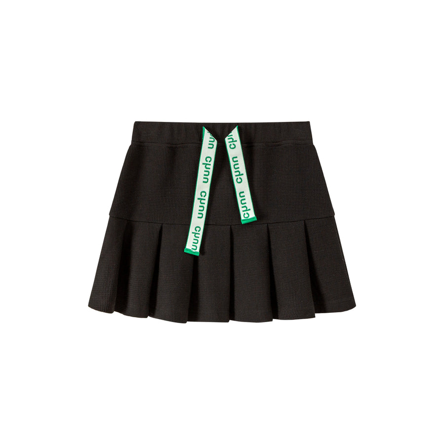 CHUU Waist Strings Pleated Tennis Skirt