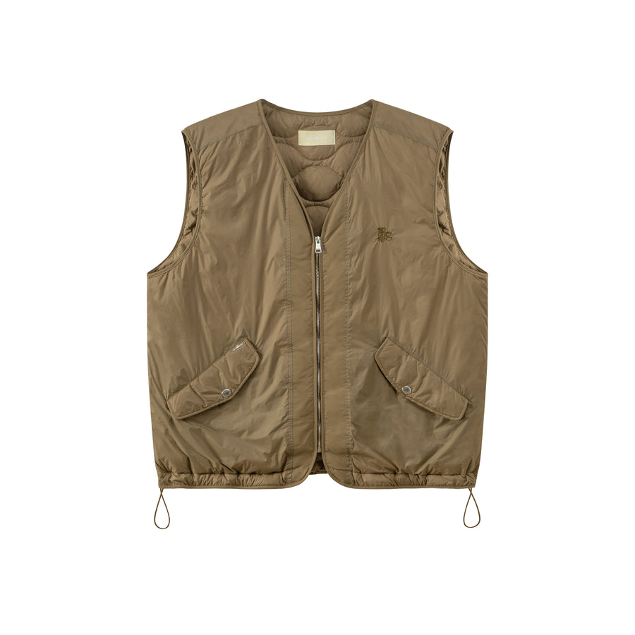 CHUU Simple Overfit Padded Vest