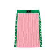 Chuu Logo Slim Knit Skirt