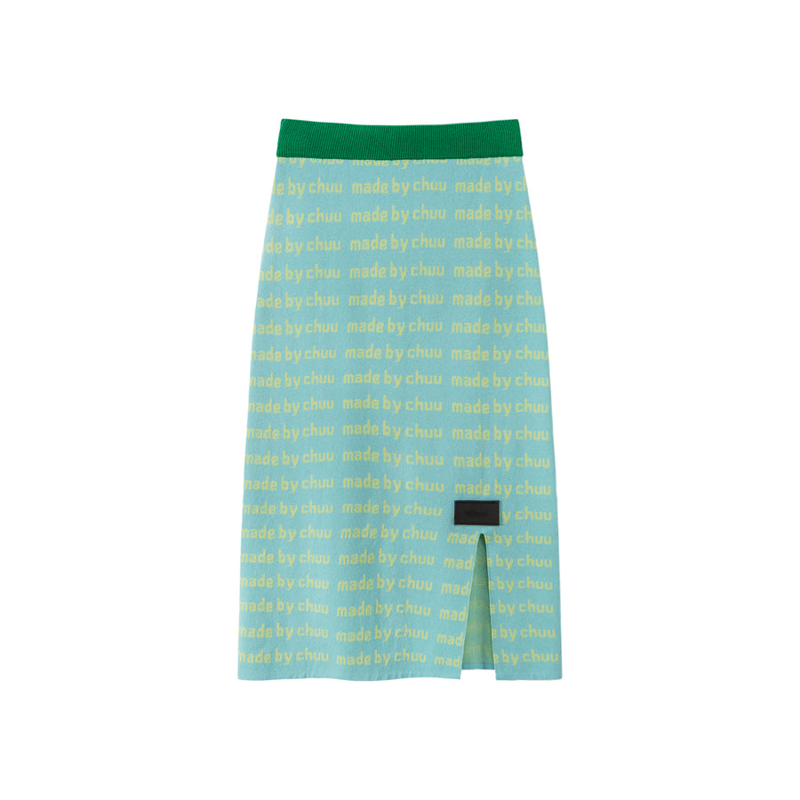 CHUU Made By Chuu Maxi Knit Skirt