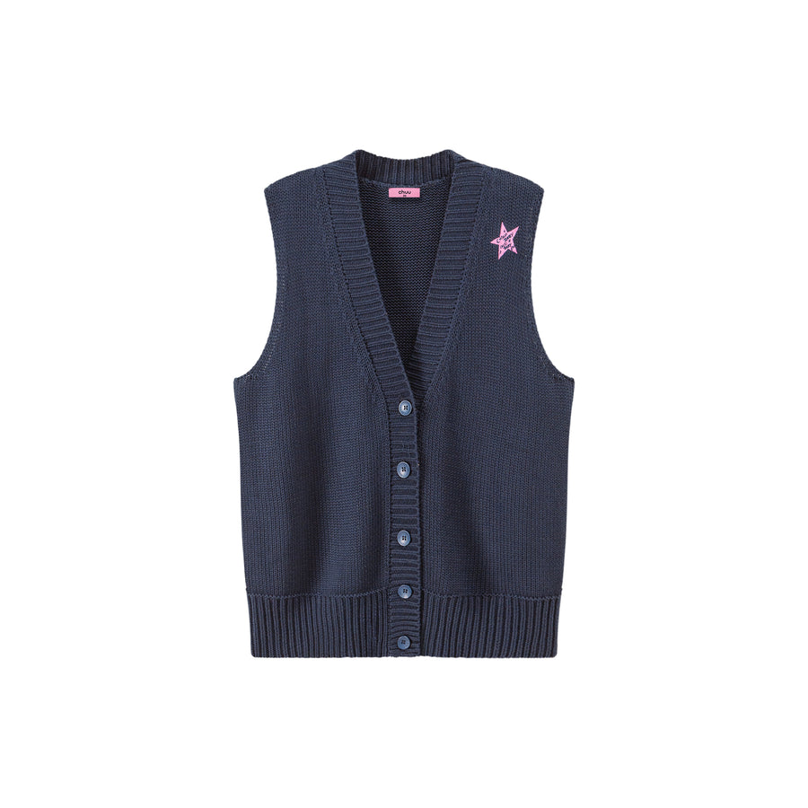 CHUU Anymore Overfit Button Vest