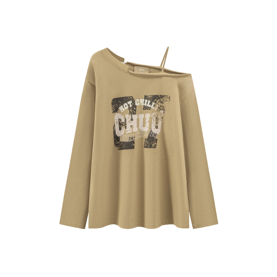 CHUU Hot Chilli Girl Crew Top