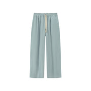 Cotton Ankle Cropped Wide Pants