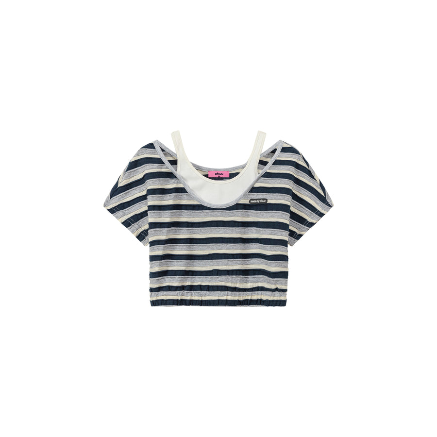 CHUU Color Stripe T-Shirt