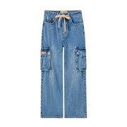 Vintage Wide Straight Denim Pants