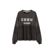 Chuu Made Washed Loose Fit Sweatshirt