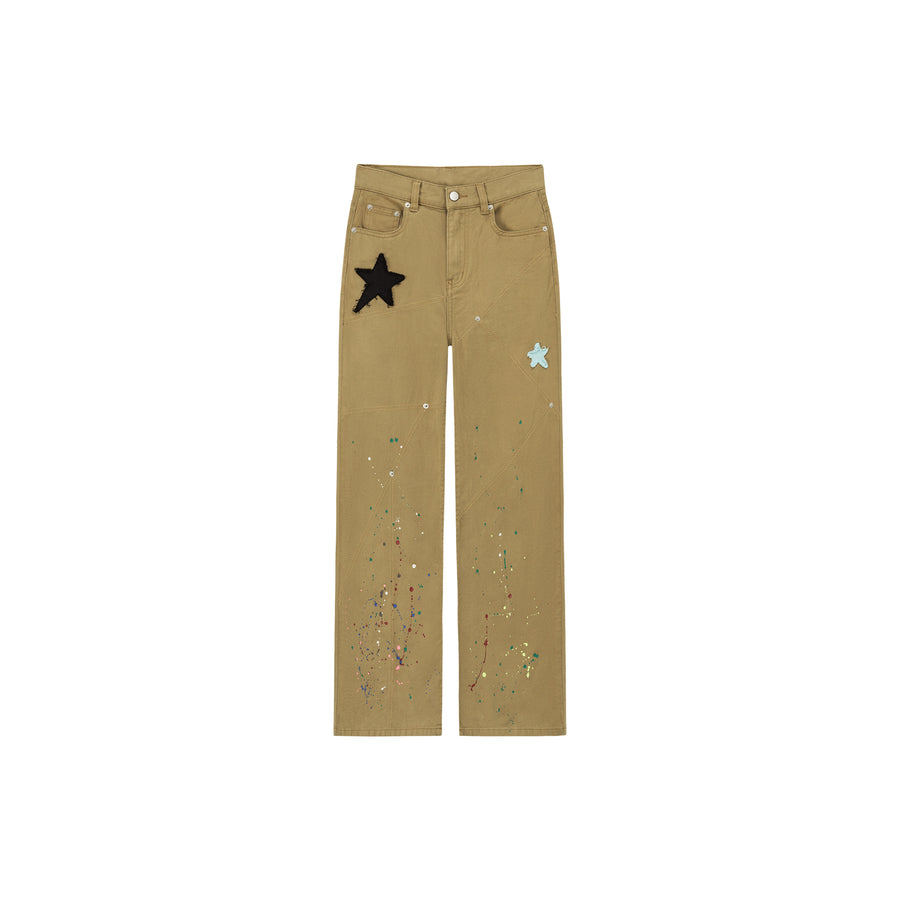 CHUU Star Wide Pants