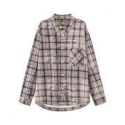 Loose Check Flannel Shirt