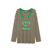 Cheerful Striped Long Sleeve T-Shirt