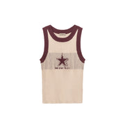 Noe Star Knit Sleeveless Top