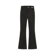 High Waist Bootcut Slim Pants