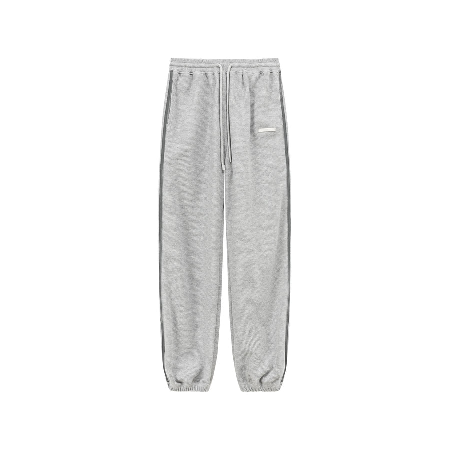 CHUU Casual Waffle Loose Fit Jogger Sweatpants