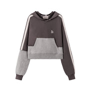 Button Color Overfit Hoodie