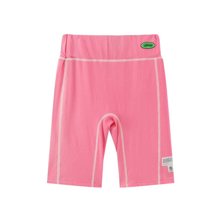 CHUU Color Matching Line Bermuda Shorts