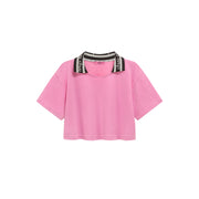 Chuu Lapel Loose Fit T-Shirt