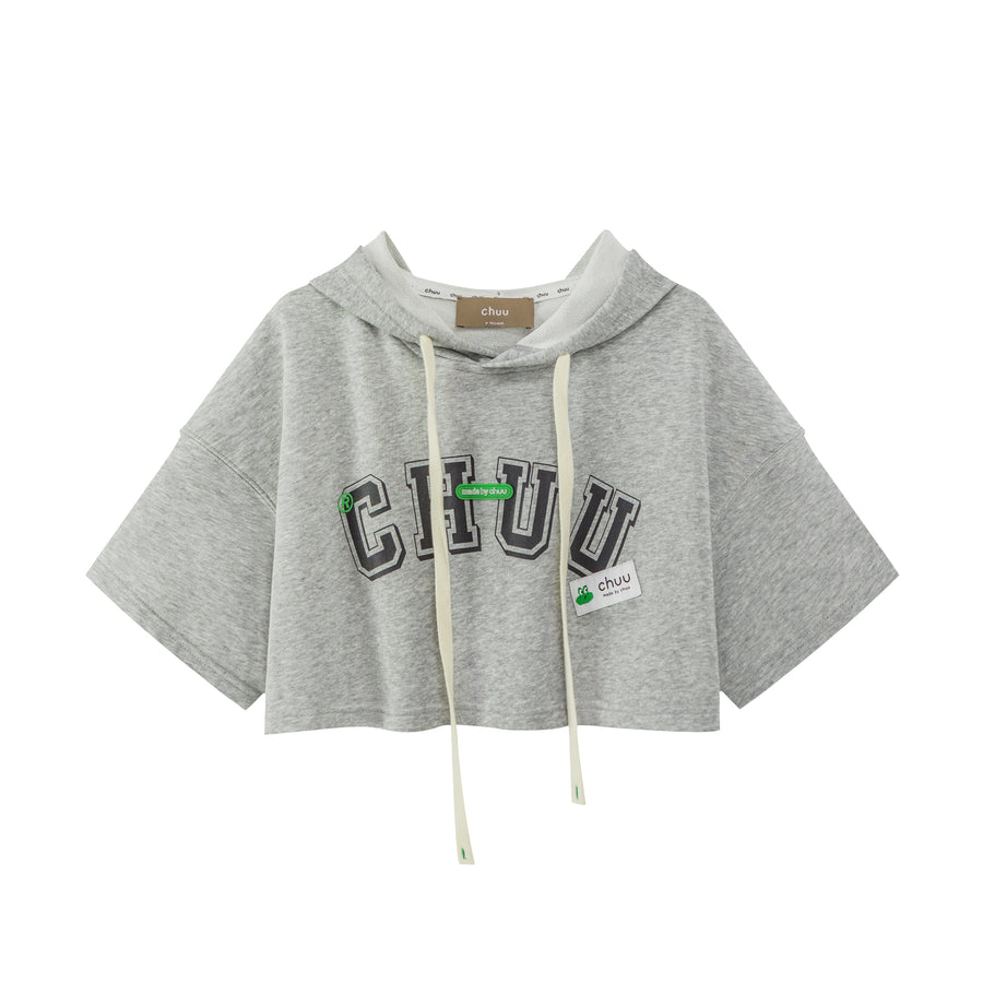 CHUU Sporty Chuu Logo Loose Fit Hoodie