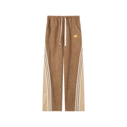 Star Embroidered Wide Casual Pants