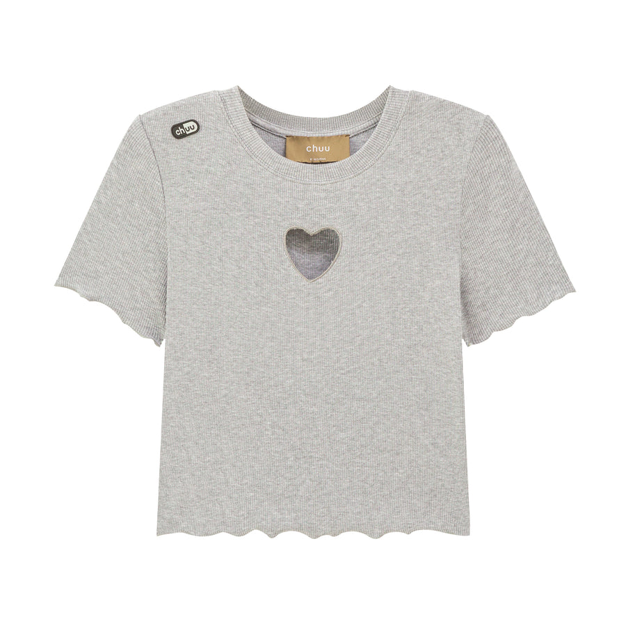 CHUU Oh So Sweet Cutout T-Shirt