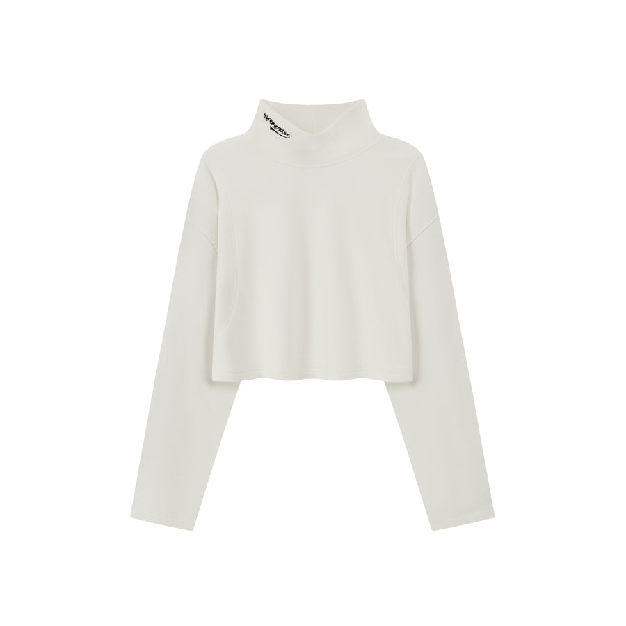 CHUU Wide Turtleneck Long-Sleeves Top