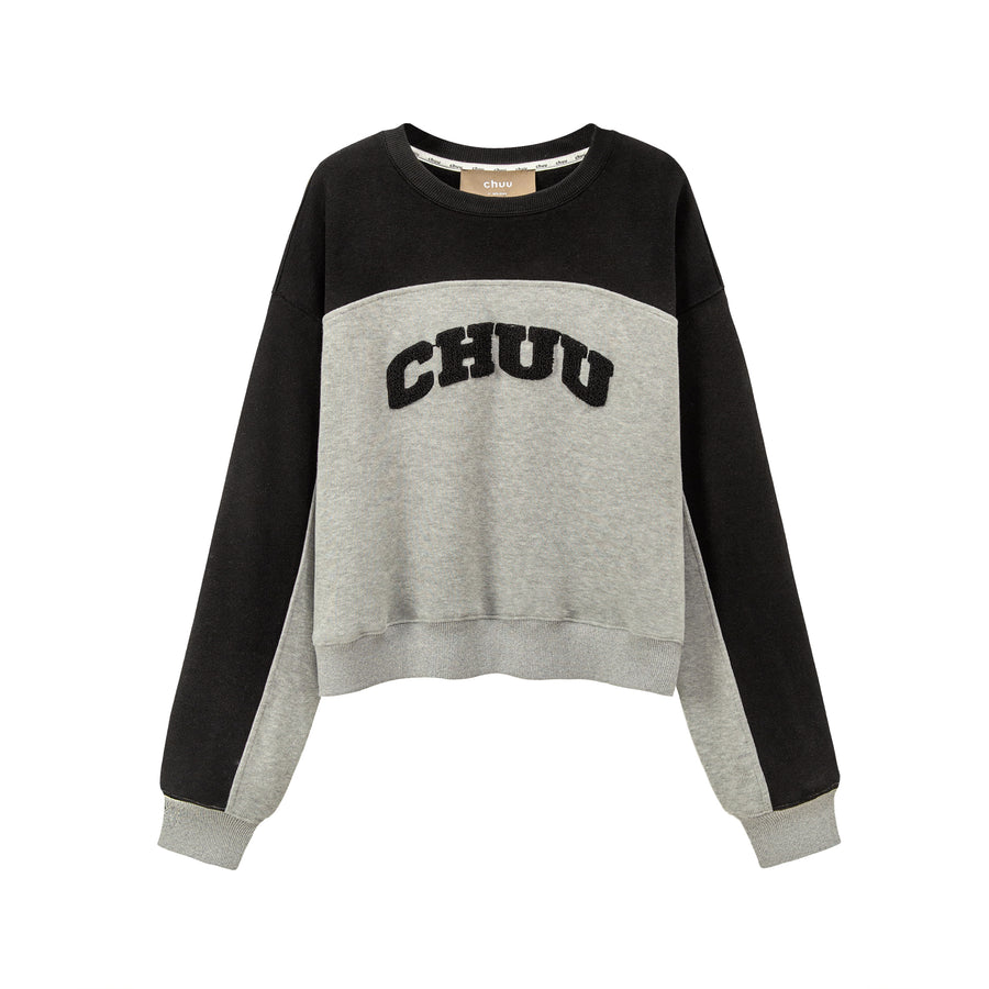 CHUU The Apple Of My Eye Loose-Fit Sweatshirt