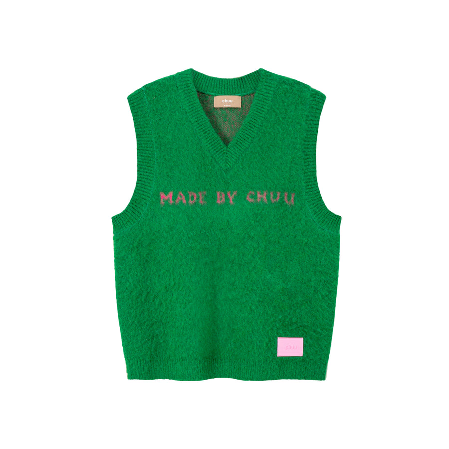 CHUU My Energy Is Right V-Neck Loose Fit Vest