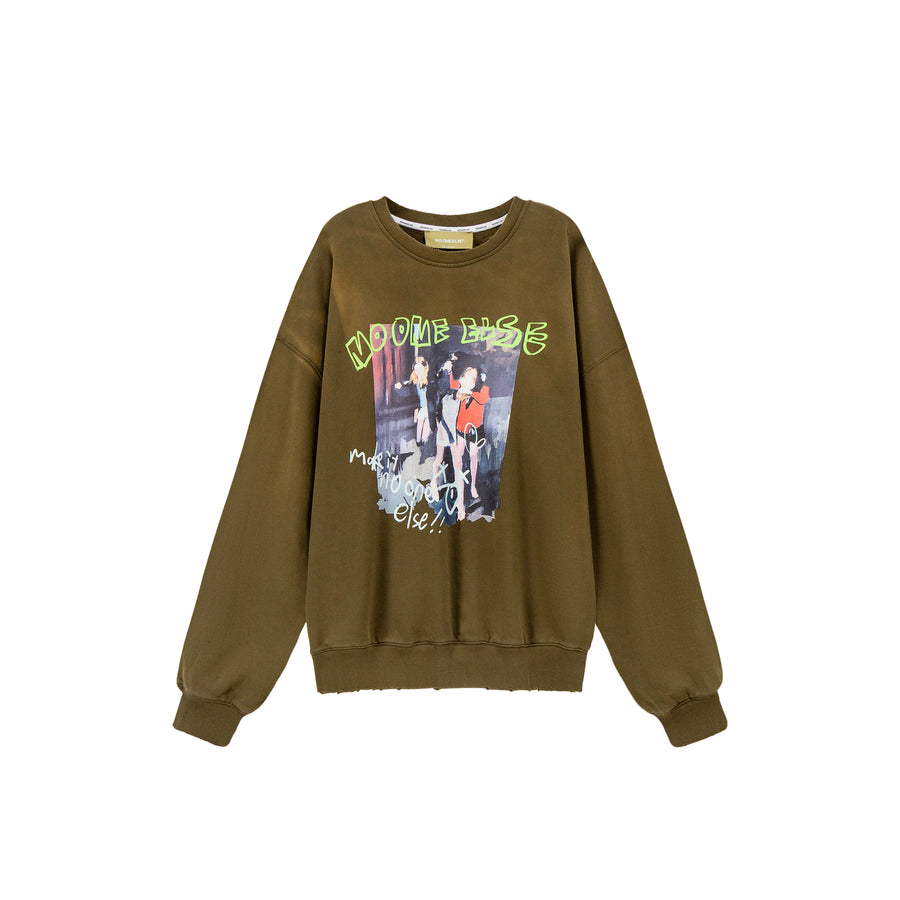 CHUU Noe Printed Sweatshirt