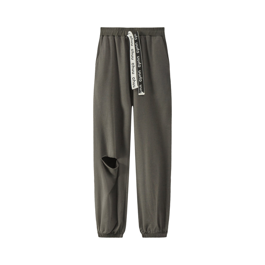 CHUU Slit Back Jogger Pants