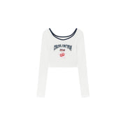 Circus Line Color Cropped T-Shirt