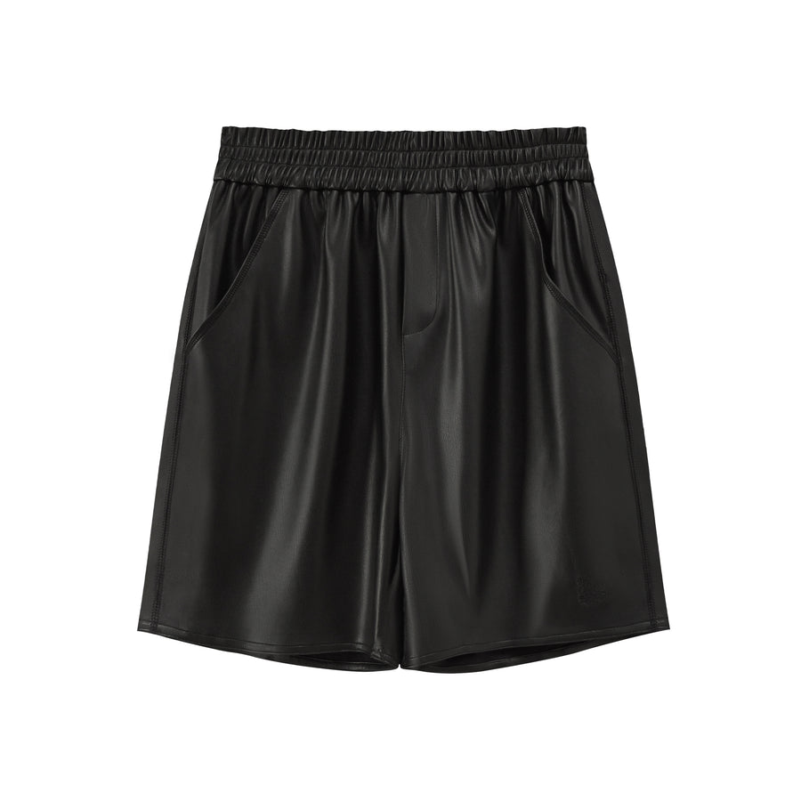 CHUU Leather Casual Shorts