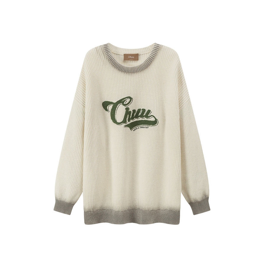 CHUU Oversized Ribbed Knit Sweater