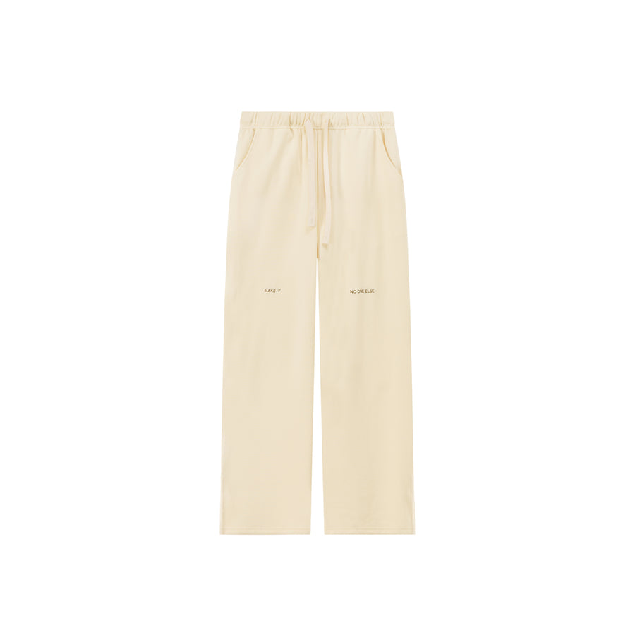 CHUU Side Slits Straight Jogger Pants