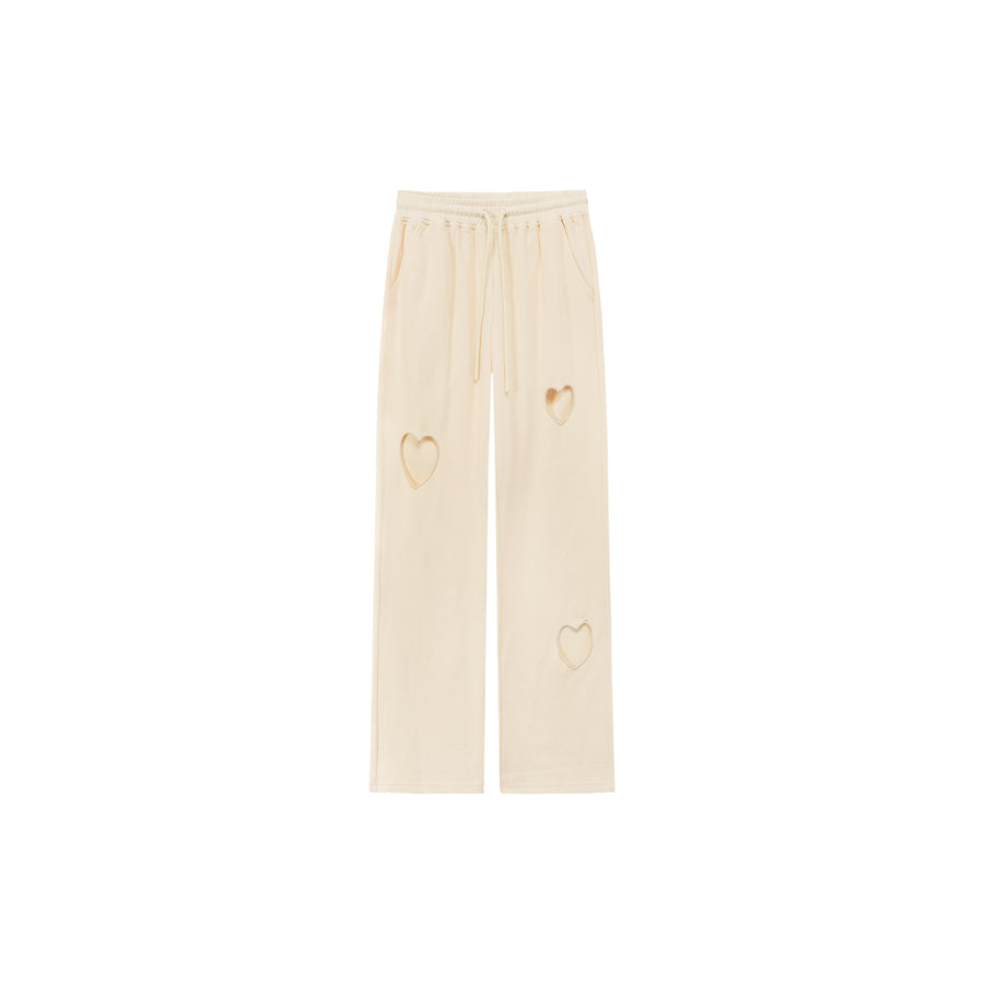 CHUU Heart Jogger Pants