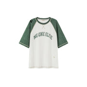 Noe Basic Two Toned Raglan Color T-Shirt