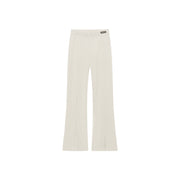 Corduroy Front Slit Bootcut Pants