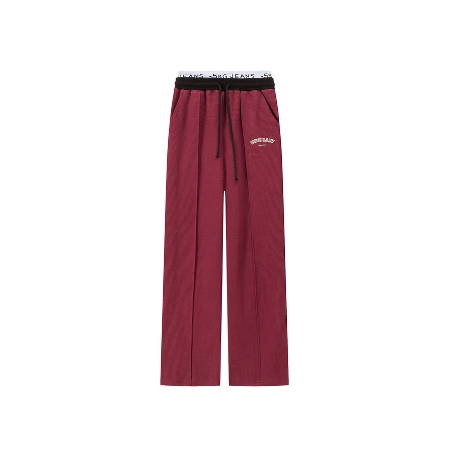 CHUU Wide-Leg Simple Jogger Pants