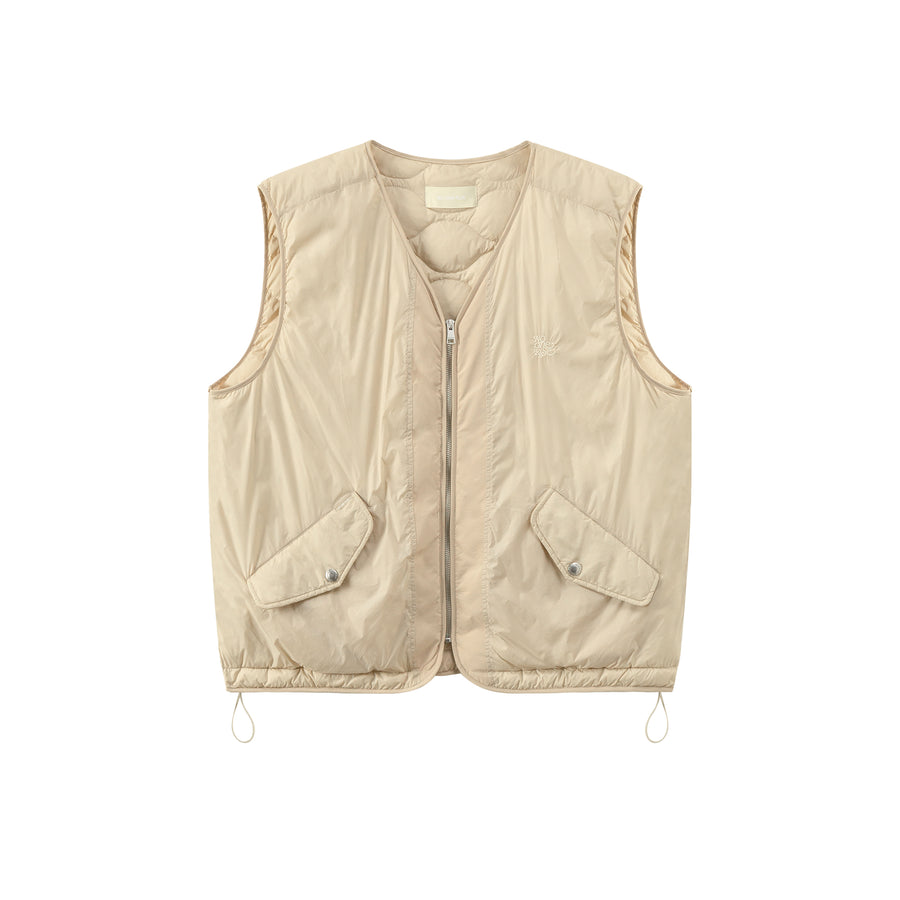 CHUU Simple Overfit Padded Vest