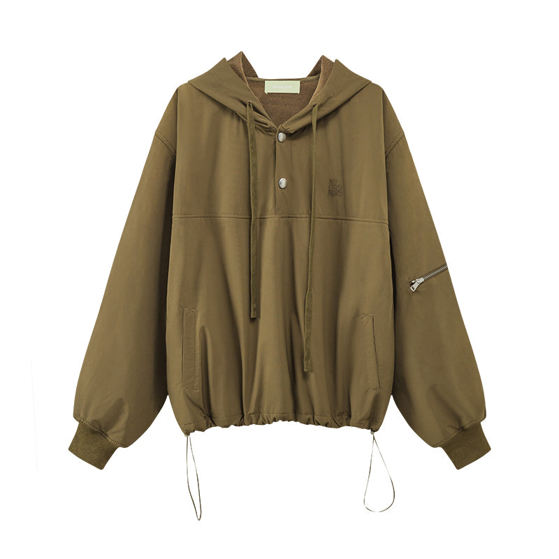 CHUU String Hooded Jacket