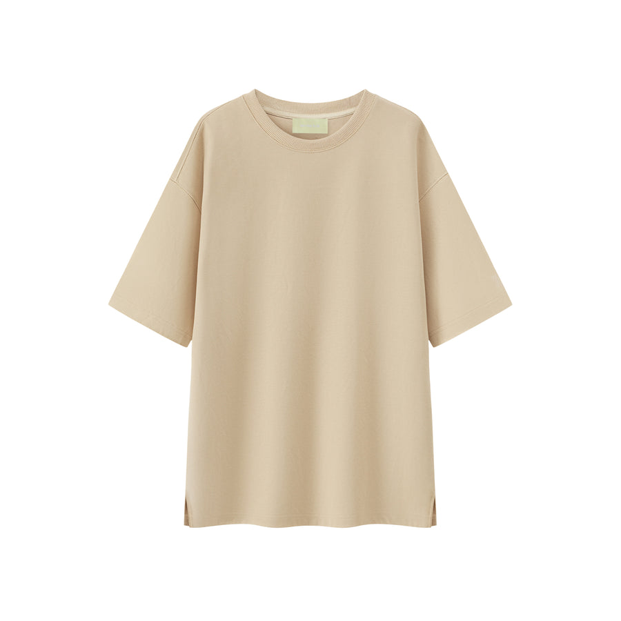 CHUU Solid Color Oversized Thick T-Shirt