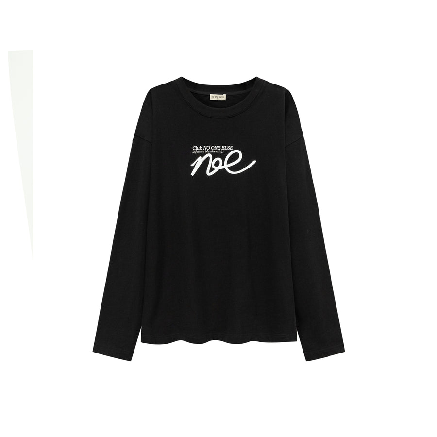 CHUU Club Noe Loose Fit Long Sleeve T-Shirt