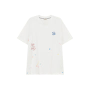 Gradient Loose Fit Paint Streaks T-Shirt