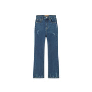 Heart Pocket Bootcut Denim Pants