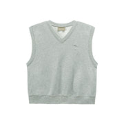 Simple V-Neck Sweater Vest