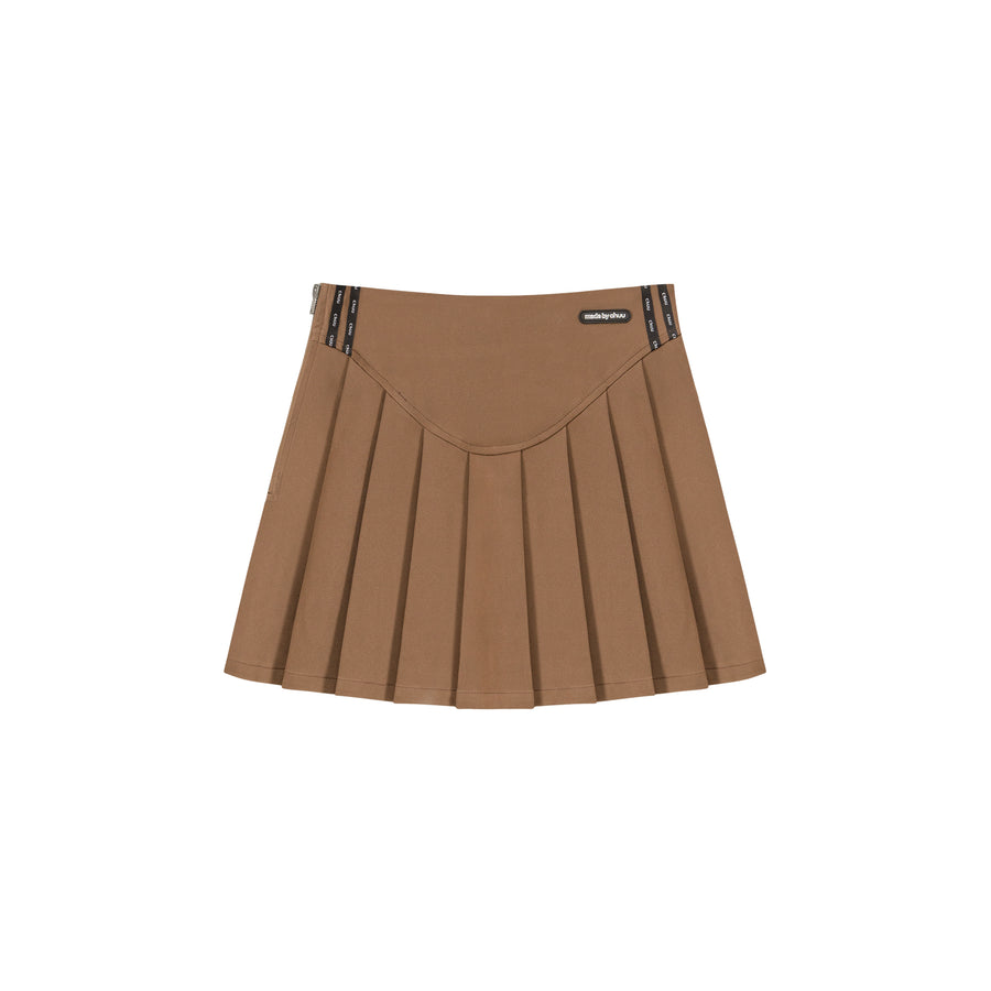 CHUU Pleated Mini Skirt