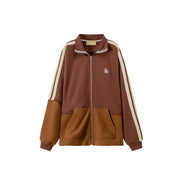 Color Matching Oversize Zip-Up Hoodie