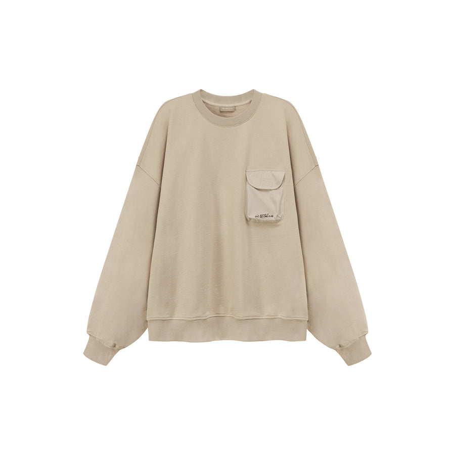 CHUU Pocket Loose Fit Sweatshirt