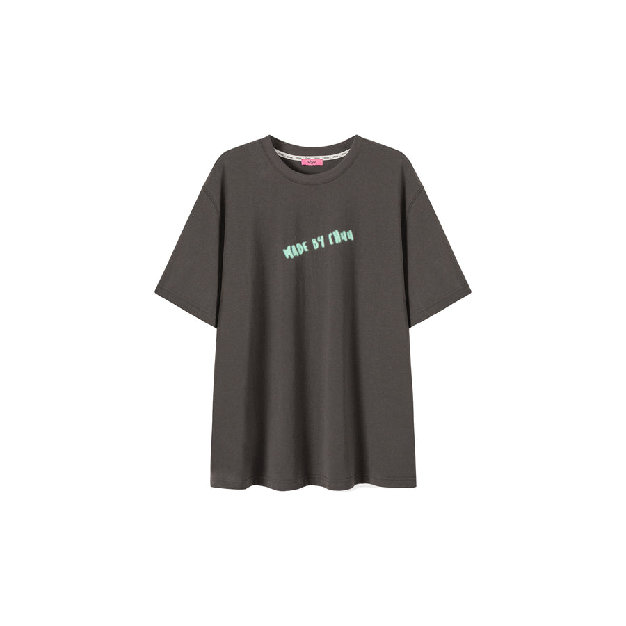 CHUU Made By Chuu Lettering Loose Fit T-Shirt